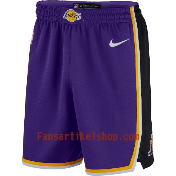 NBA Los Angeles Lakers Herren Shorts Lila 2018-19 Nike Swingman NBA Los Angeles Lakers Herren Shorts Lila 2018-19 Nike Swingman